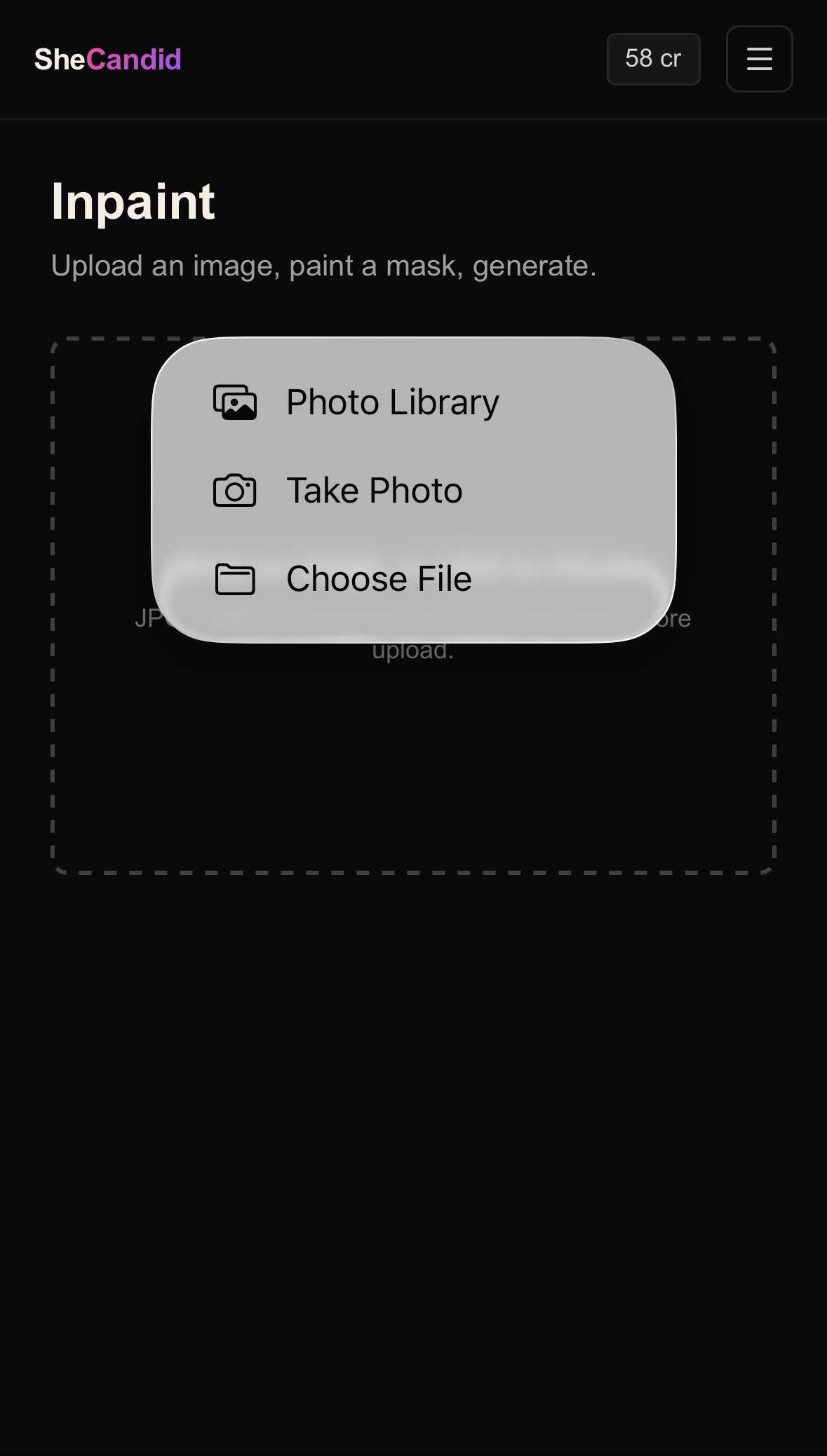 Choose a photo